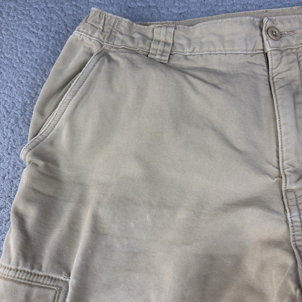 L.L.Bean Fleece Lined Cargo‎ Pants Mens 35x32 (34x31) Comfort Waist Distressed - Picture 6 of 16